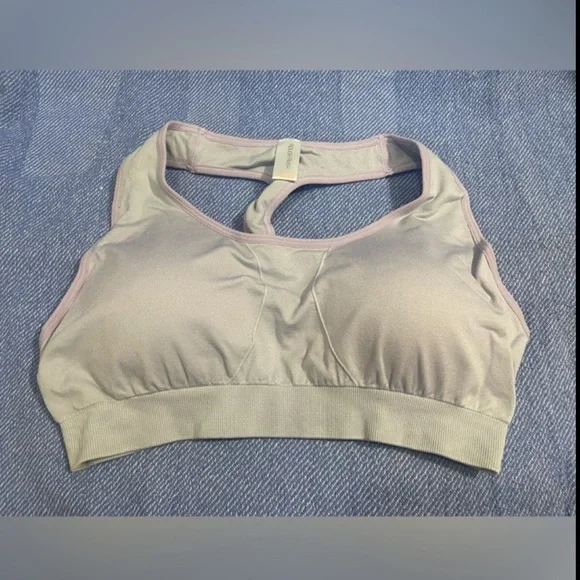 NIP Lavender T-Back High Impact Racerback Padded Push Up Sports Bra - Picture 6 of 6